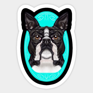 Boston terrier Sticker